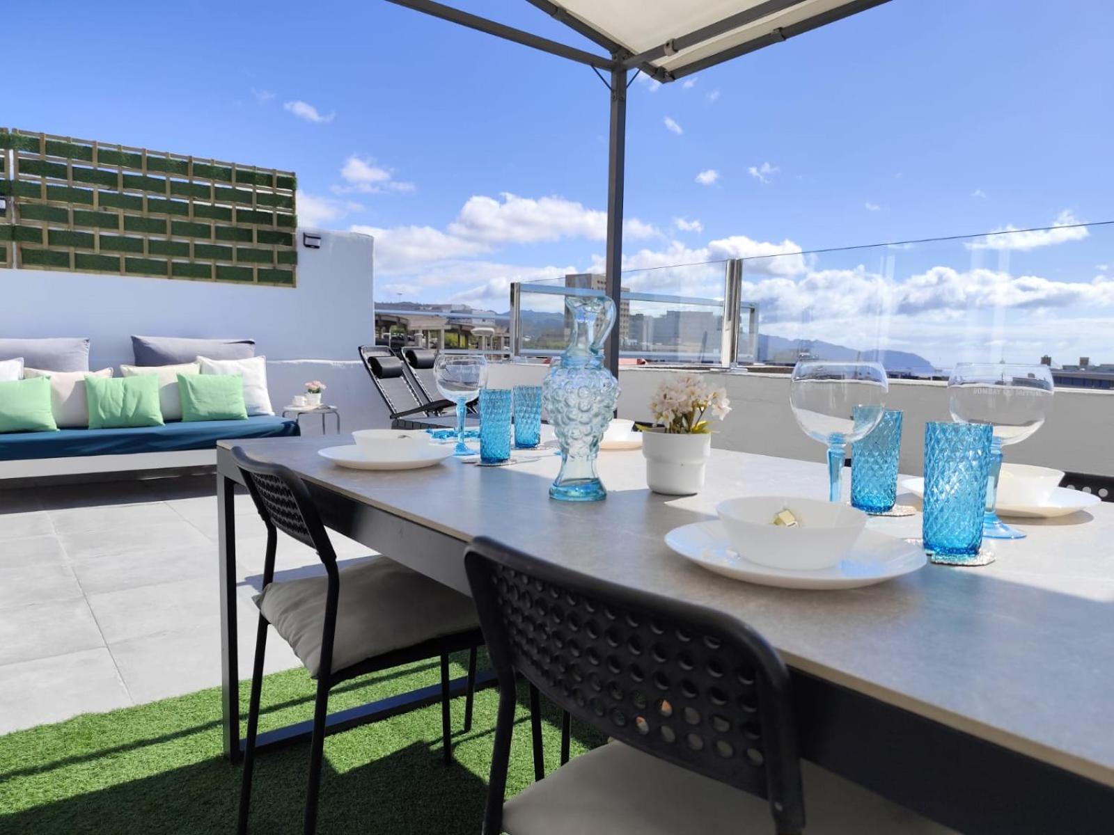 Atico Micaela. Terraza Y Vistas Apartman Santa Cruz de Tenerife Kültér fotó